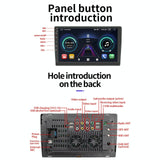 10.1 Inch Car Android Player Gps Navigation Bluetooth Touch Radio Mirror Link Fm Wifi Steering Wheel Control Standard Version + Carplay