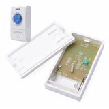 2 Remote Control Wireless Doorbell - White