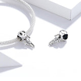 925 Sterling Silver Skull Beads For Diy Bracelets & Necklaces