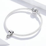 925 Sterling Silver Skull Beads For Diy Bracelets & Necklaces