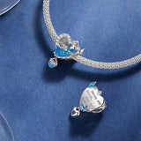 925 Sterling Silver Diy Heart Shaped Necklace Pendant