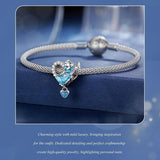 925 Sterling Silver Diy Heart Shaped Necklace Pendant