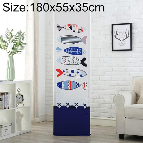 180x55x35cm Fish Bone Fabric Dust Cover for Vertical Cabinet Air Conditioners