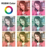 10.2 Rgbw Led Ring Light Kit with 1.1m Tripod Remote Ball Head and Phone Clamp