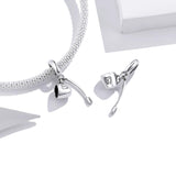 925 Sterling Silver Diy Toothbrush Cup Pendant