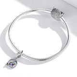 925 Sterling Silver Egyptian Twin Eyes Pendant