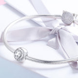 925 Sterling Silver Exquisite Star Diamond Beads For Diy Bracelets & Necklaces