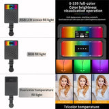 24 Effects Rgb Pocket Fill Light for Mobile Devices