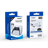 Ps5 Gamepad Controller Holder with Cable - White