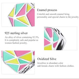 925 Sterling Silver Heart Beads For Diy Bracelets & Necklaces