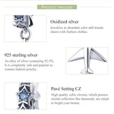 925 Sterling Silver Diy Airplane Star Pendant