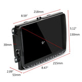 9 Inch Android 6.0 Car Mp5 Player For Volkswagen - Gps Bluetooth Fm Mirror Link - Europe Map