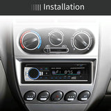 12V Car Dual Usb Charger Radio Receiver Mp3 Player Fm & Bluetooth Remote Control