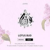 925 Sterling Silver Lotus Bud Beads For Diy Bracelets & Necklaces