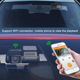 360-degree Panoramic Dual-lens Hd Driving Recorder with Wifi and Night Vision