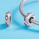 925 Sterling Silver Zircon Beaded Diy Bracelet Beads