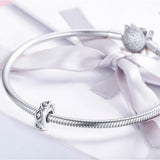 925 Sterling Silver Zircon Beaded Diy Bracelet Beads