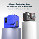 Silicone Case for Insta360 Ace Camera - Protect your Gear - For Insta360 Ace (Blue)