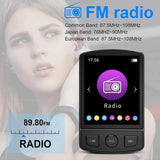 1.8 Inch Color Screen Mp3 / Mp4 Bluetooth Walkman With Back Clip - 32Gb
