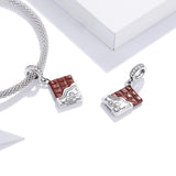 925 Sterling Silver Charming Chocolate Pendant For Bracelets & Necklaces