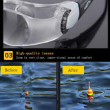 Adjustable Focus Fishing Telescope with Yellow Clip