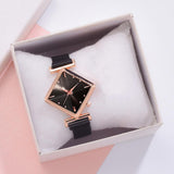 Black Diamond Dial Women Quartz Watch
