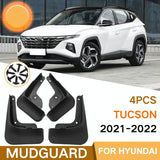 For Hyundai Tucson 2021-2022 4Pcs / Set Car Auto Soft Plastic Splash Flaps Fender Guard
