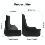For Hyundai Tucson 2021-2022 4Pcs / Set Car Auto Soft Plastic Splash Flaps Fender Guard