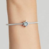 925 Sterling Silver Diy Winter Snowflake Bracelet Bead