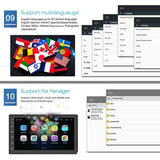 7 Inch Android Navigation Wifi 2 + 64G Gps Bluetooth Car Mp5 Player