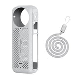 Amagisn Silicone Protective Cover for Insta360 X4 - Body Case Gray