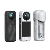 Amagisn Silicone Protective Cover for Insta360 X4 - Body Case Gray