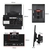 9.5 Inch Vertical Screen Car Mp5 Player - Dual Spindle + 12 Cam