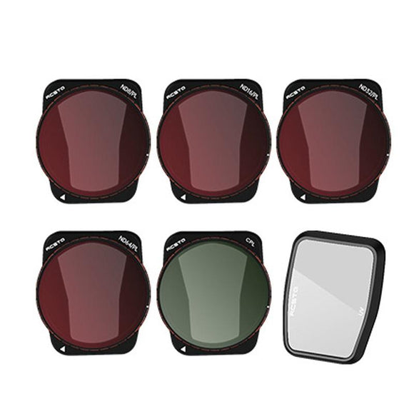 Waterproof Multi-layer Coating Filter for Dji Air 3 - Cpl - Nd-Pl8/16/32/64 +Uv +Cpl 6-In-1