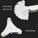 60 Degree Stainless Steel Thread Gauge - 51 Pieces