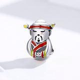 925 Sterling Silver Wealth Beads For Diy Bracelets Pure