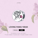 925 Sterling Silver Floral Beaded Diy Jewelry Set