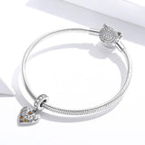 925 Sterling Silver Pine Cone Squirrel Pendant Diy Bracelet / Necklace