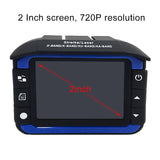 2.4 Video Camera Dvr & Radar Detector - Hd 720p