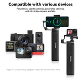 Sports Camera and Phone Selfie Stick with 10000mah Power Bank
