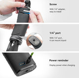 Sports Camera and Phone Selfie Stick with 10000mah Power Bank