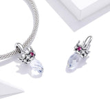 925 Sterling Silver Ornate Crown Pendant For Diy Bracelets & Necklaces