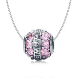 925 Sterling Silver Love Beads Pendant For Diy Bracelets & Necklaces