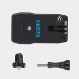 360 Degree Backpack Mount for Gopro Dji and Other Action Cameras - Rotating Clip Clamp