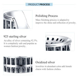 925 Sterling Silver Colosseum Beads For Diy Bracelets & Necklaces