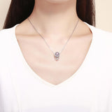 925 Sterling Silver Brilliant Heart Beads For Diy Bracelets & Necklaces