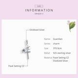 925 Sterling Silver Cross Charm For Diy Bracelets