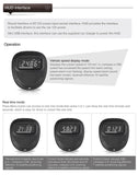 2.0 Inch Car Gps Hud Head Up Display Speed Altitude & Alarm Auto Sleep Satellite Signal
