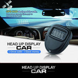 2.0 Inch Car Gps Hud Head Up Display Speed Altitude & Alarm Auto Sleep Satellite Signal