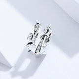 925 Sterling Silver Relief Number Series 0 9 Beads For Diy Bracelets And Necklaces Style - 4